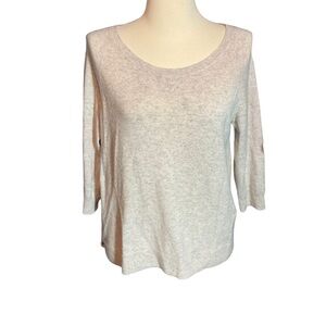 Pure Collection Gray Cashmere Sweatshirt Sweater